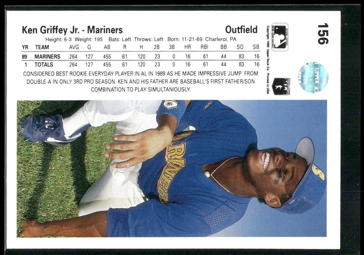 1990 Upper Deck #156b Ken Griffey Jr.