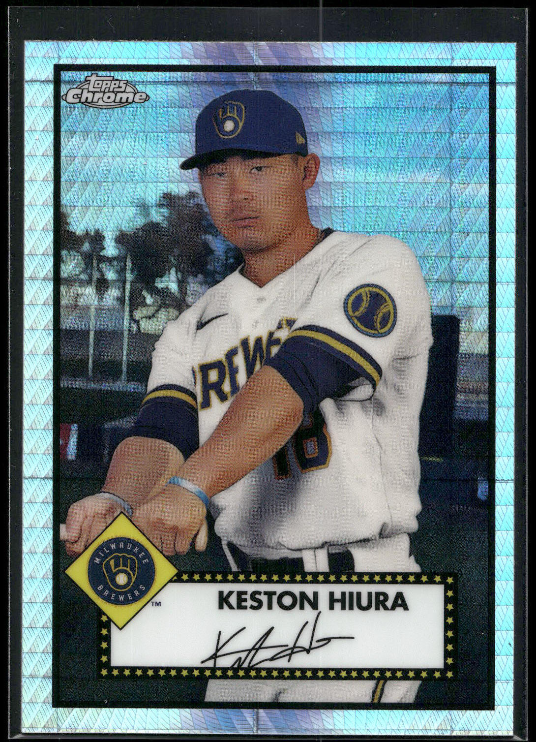 2021 Topps Chrome Platinum Anniversary #150 Keston Hiura Refractor