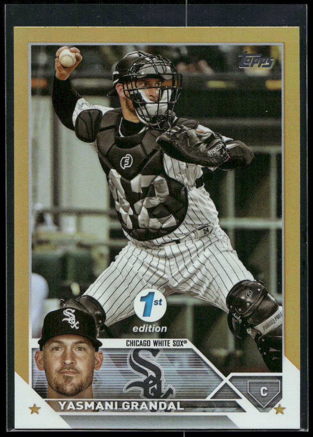 2023 Topps 1st Edition #268 Yasmani Grandal Gold Foil