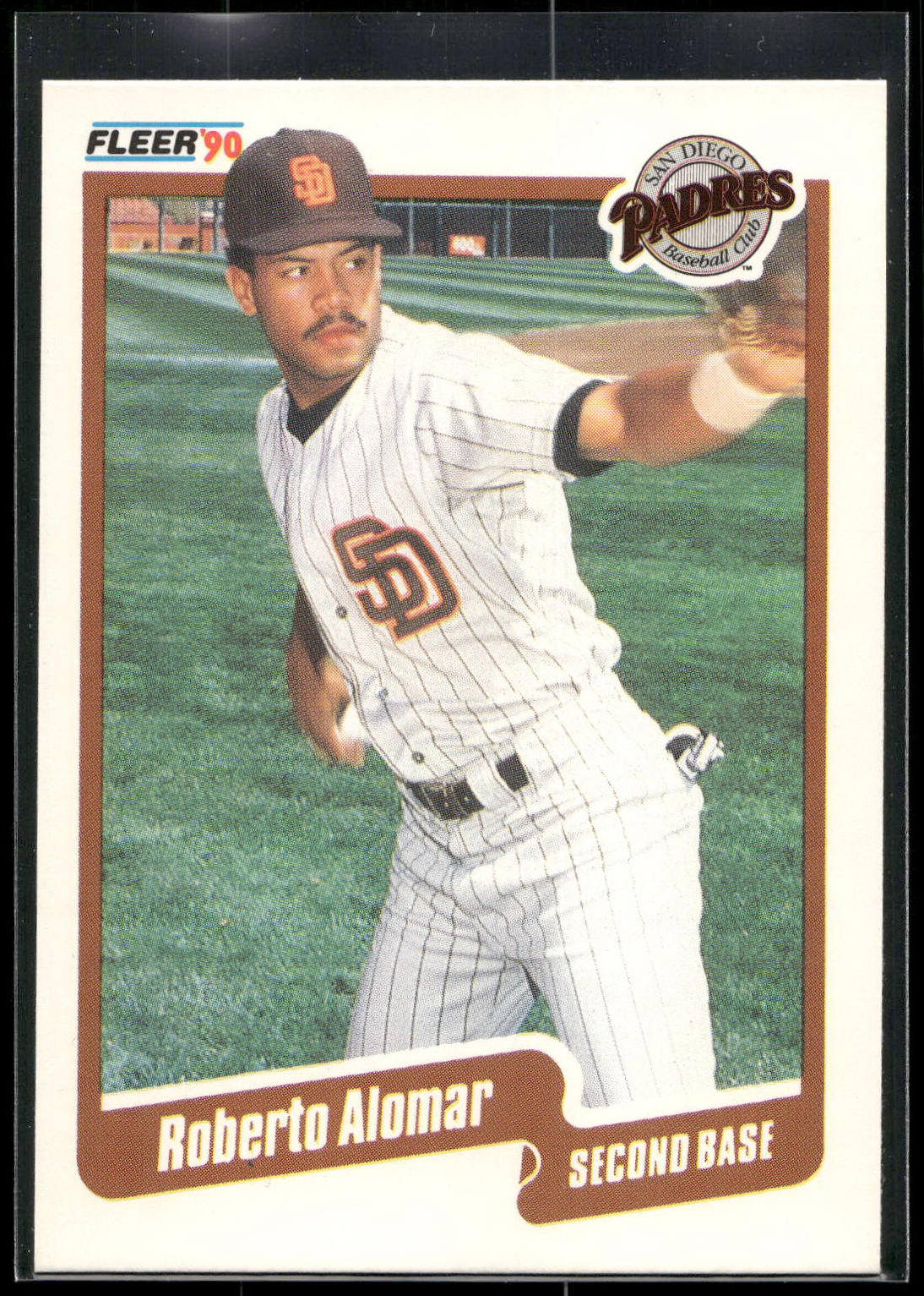 1990 Fleer #149b Roberto Alomar