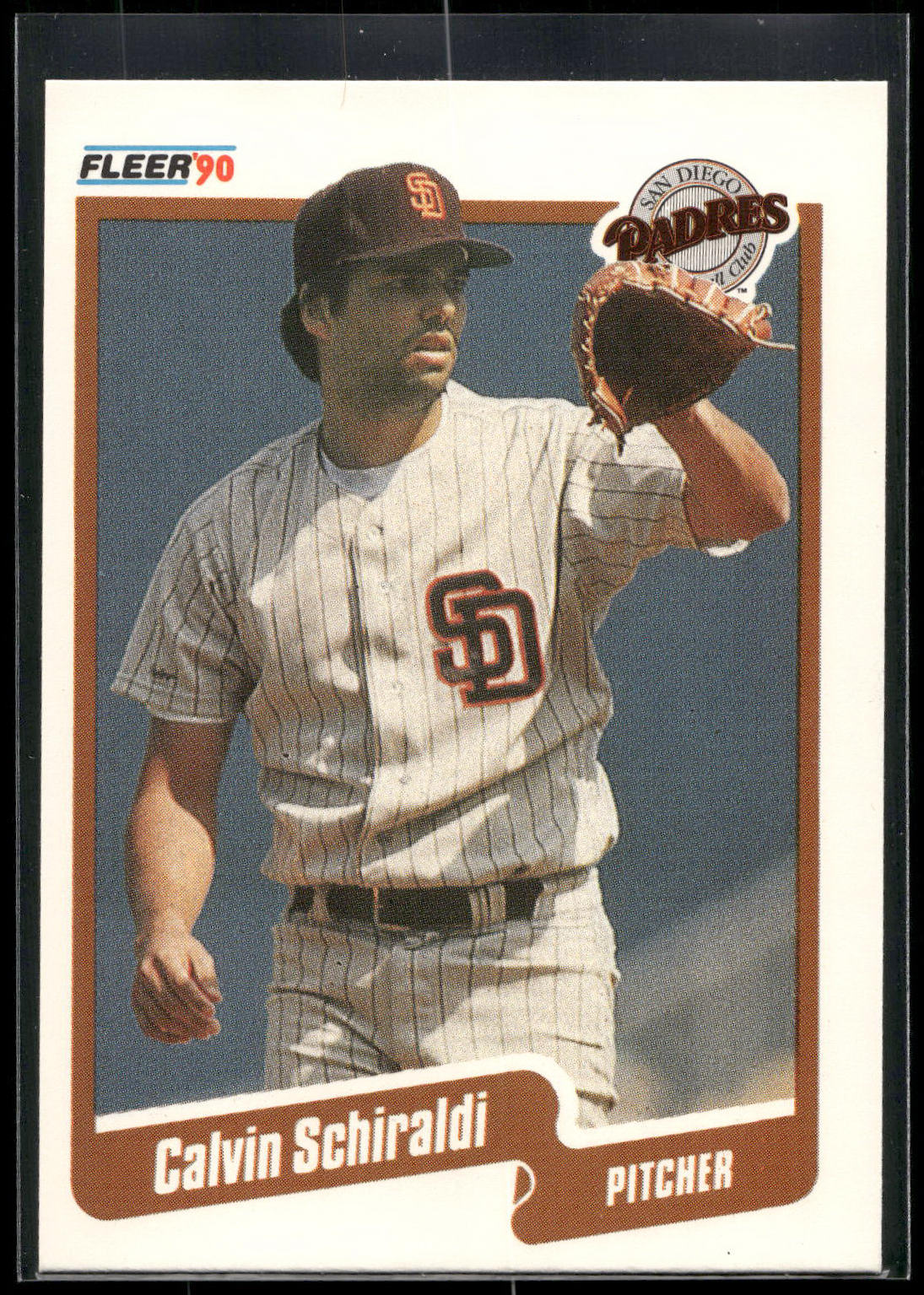 1990 Fleer #168 Calvin Schiraldi