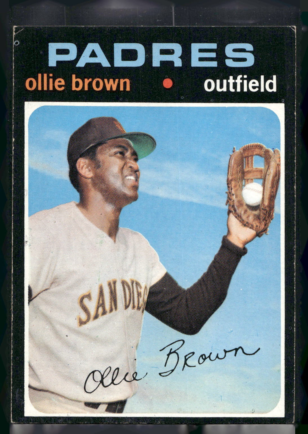 1971 Topps #505 Ollie Brown