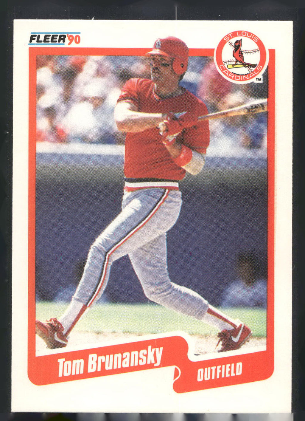 1990 Fleer #242 Tom Brunansky