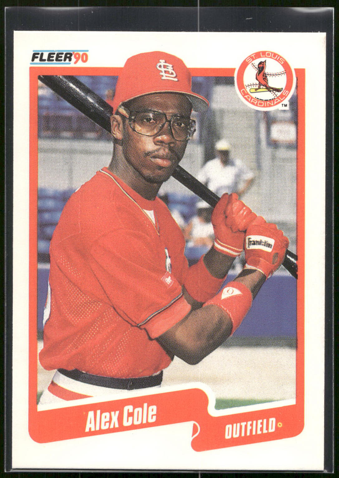 1990 Fleer #244 Alex Cole