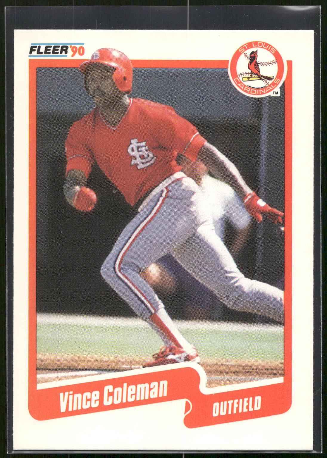 1990 Fleer #245 Vince Coleman