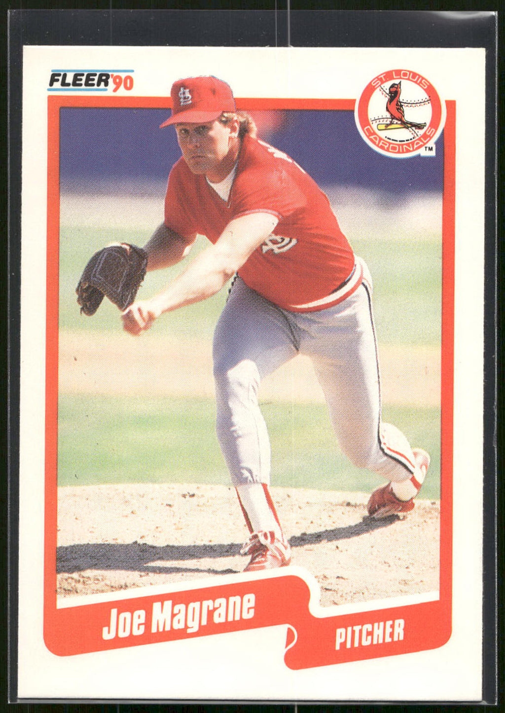 1990 Fleer #252 Joe Magrane