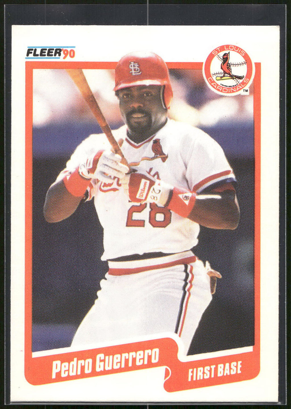 1990 Fleer #250 Pedro Guerrero