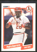 1990 Fleer #250 Pedro Guerrero