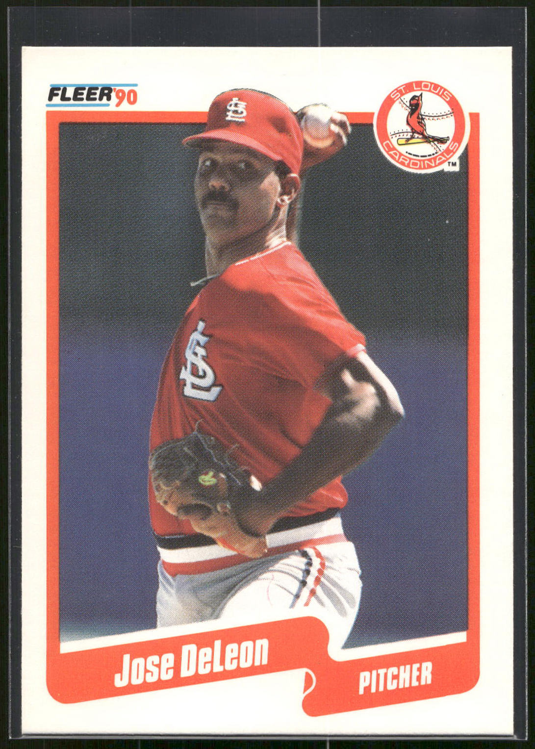 1990 Fleer #248 Jose DeLeon