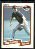 1990 Fleer #163 Mike Pagliarulo