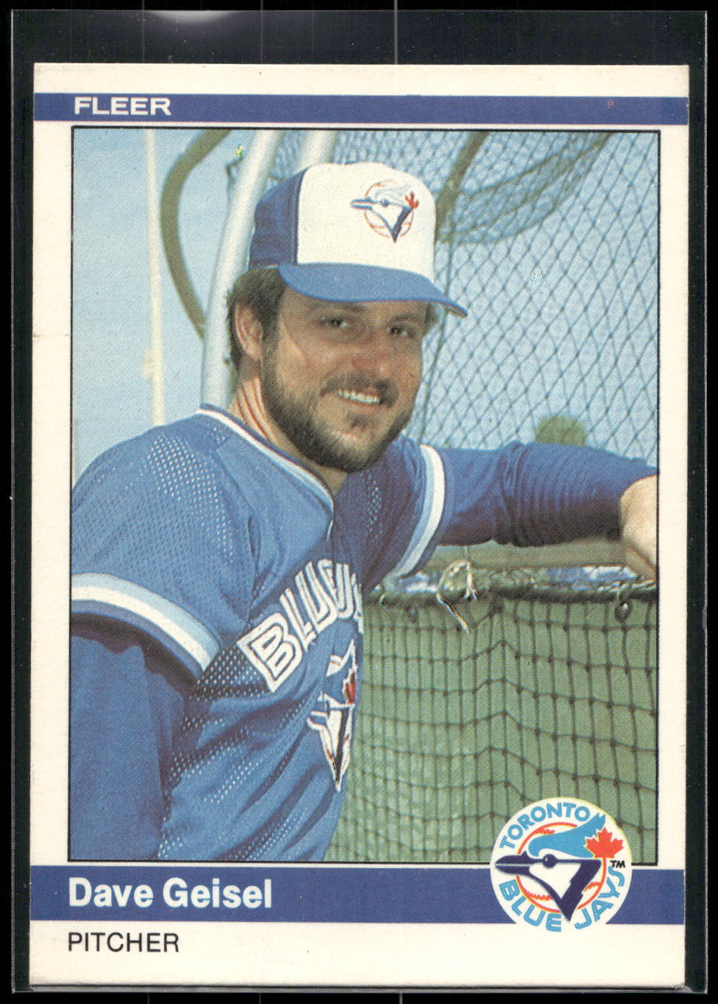 1984 Fleer #154 Dave Geisel