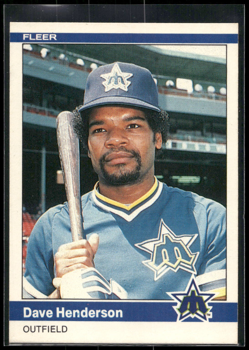 1984 Fleer #611 Dave Henderson