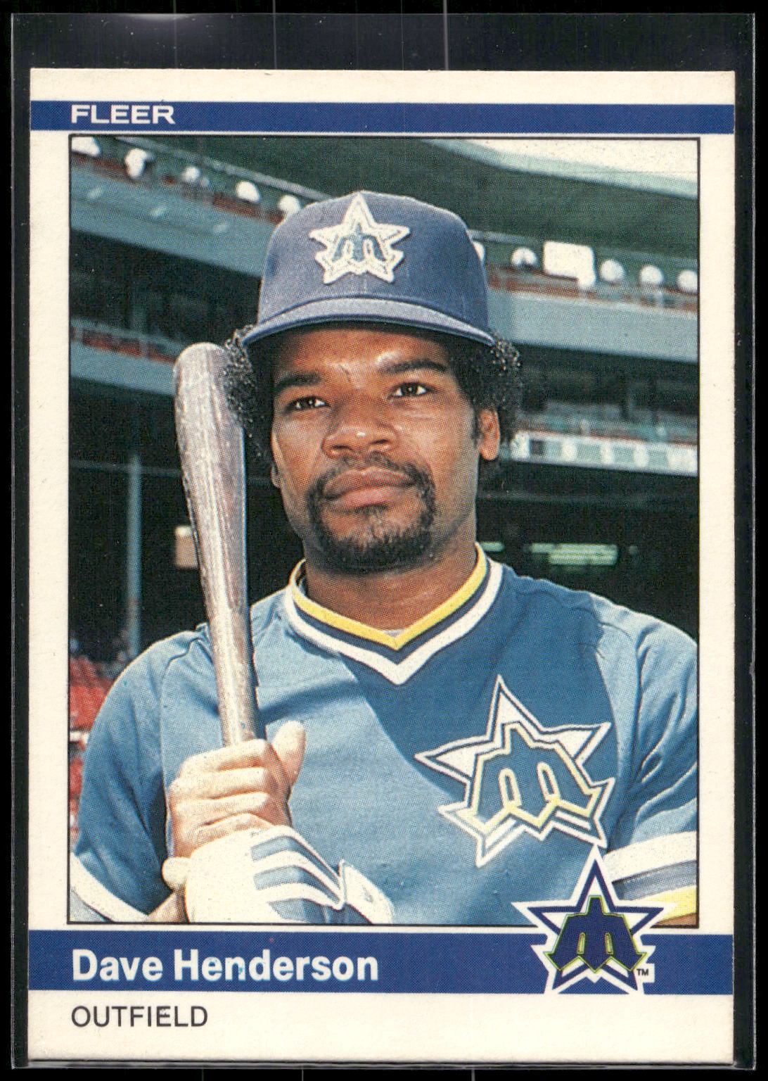 1984 Fleer #611 Dave Henderson