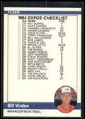 1984 Fleer #658 Checklist: Expos / Mariners