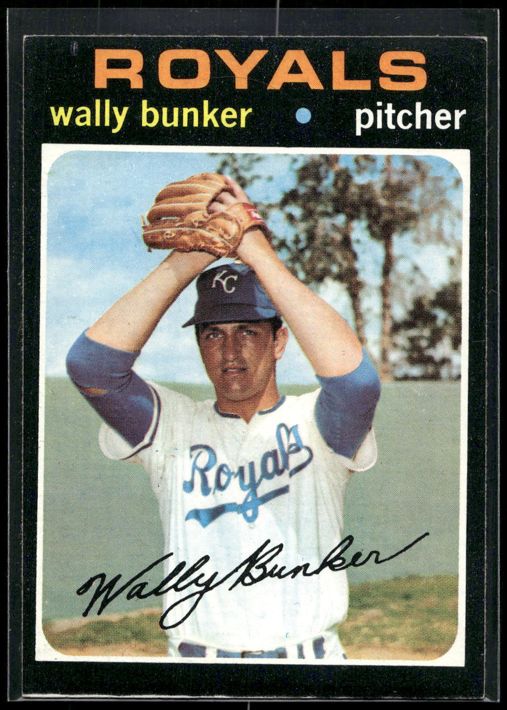 1971 Topps #528 Wally Bunker