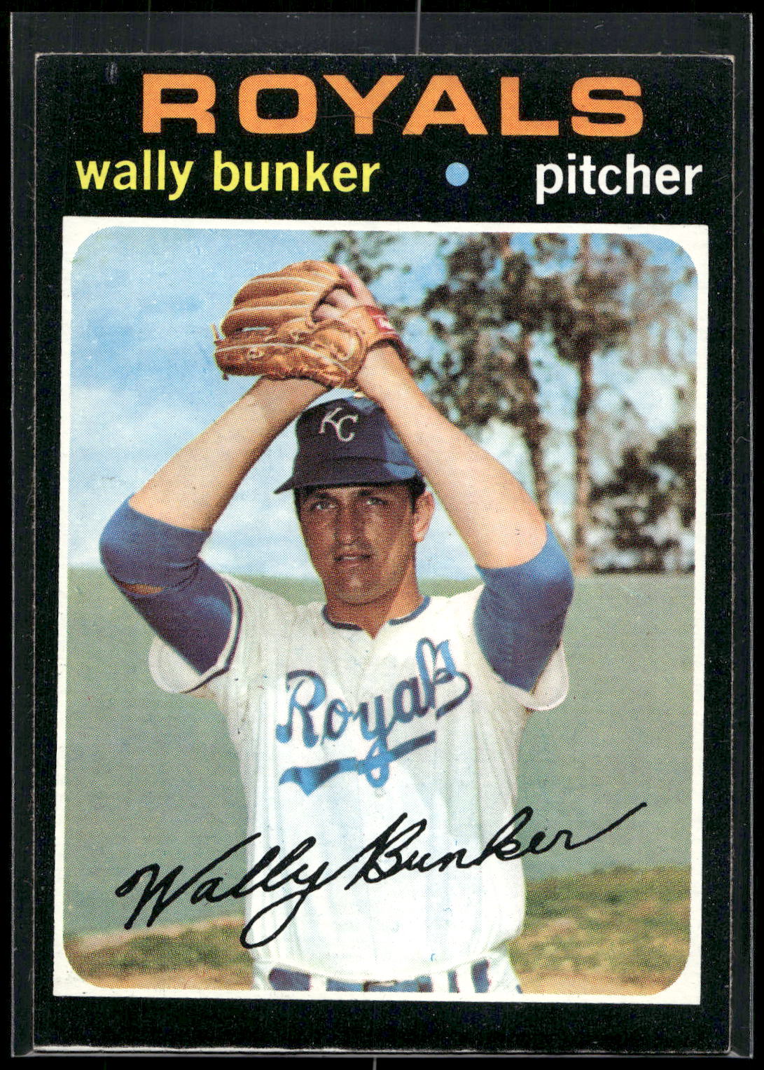 1971 Topps #528 Wally Bunker
