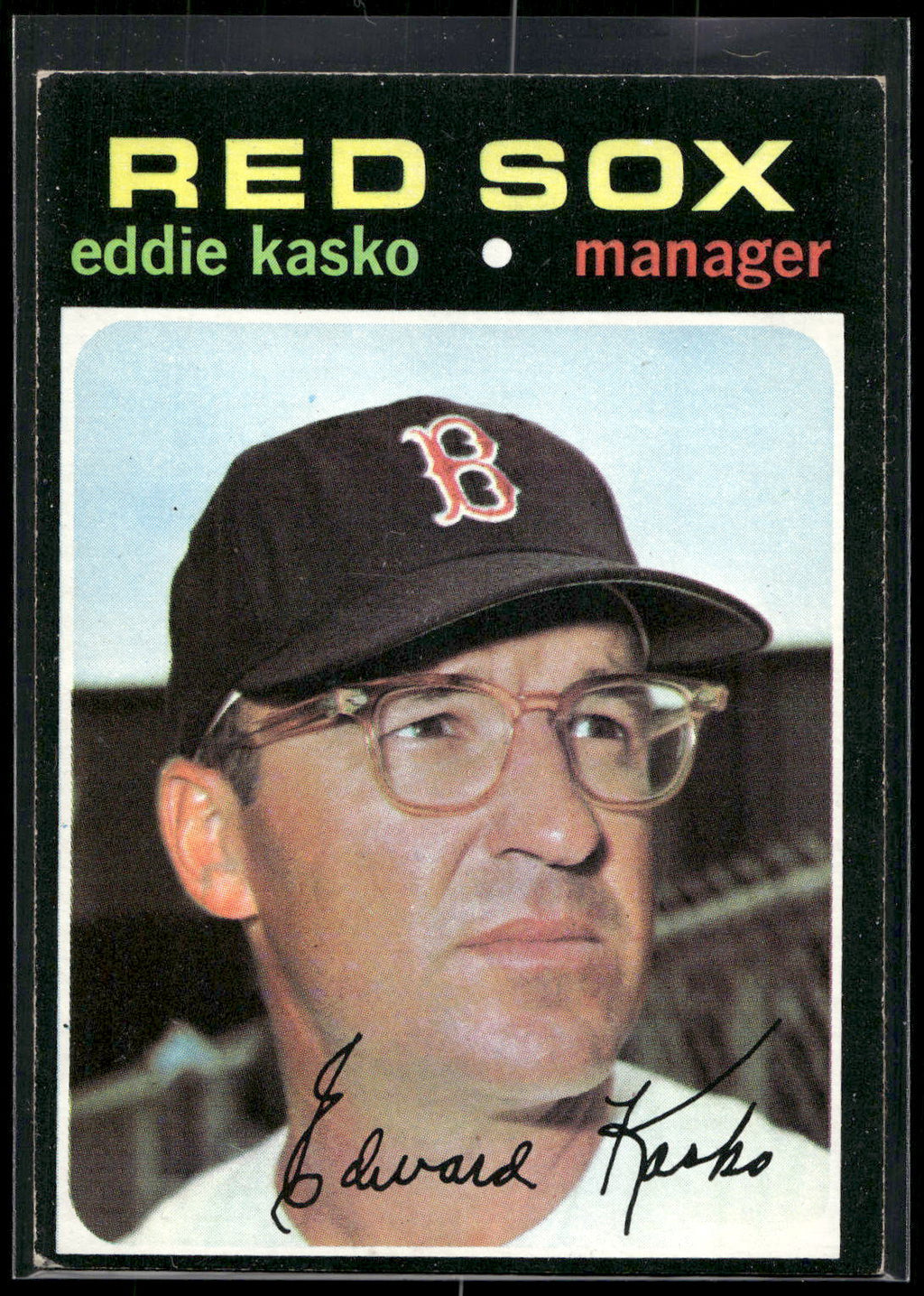 1971 Topps #31 Eddie Kasko