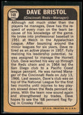 1968 Topps #148 Dave Bristol