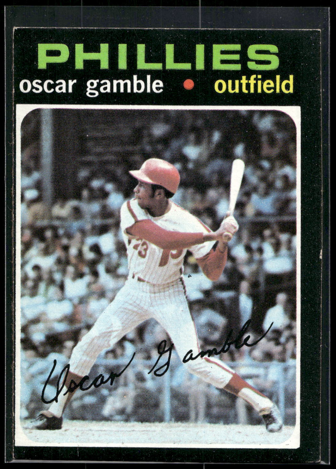 1971 Topps #23 Oscar Gamble
