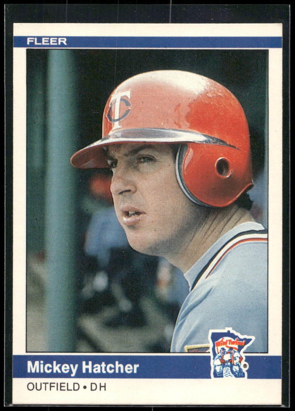 1984 Fleer #566 Mickey Hatcher
