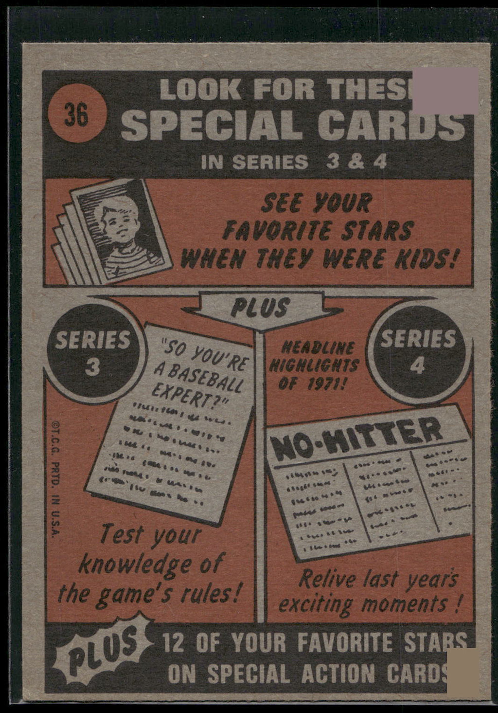 1972 Topps #36 Jerry Johnson