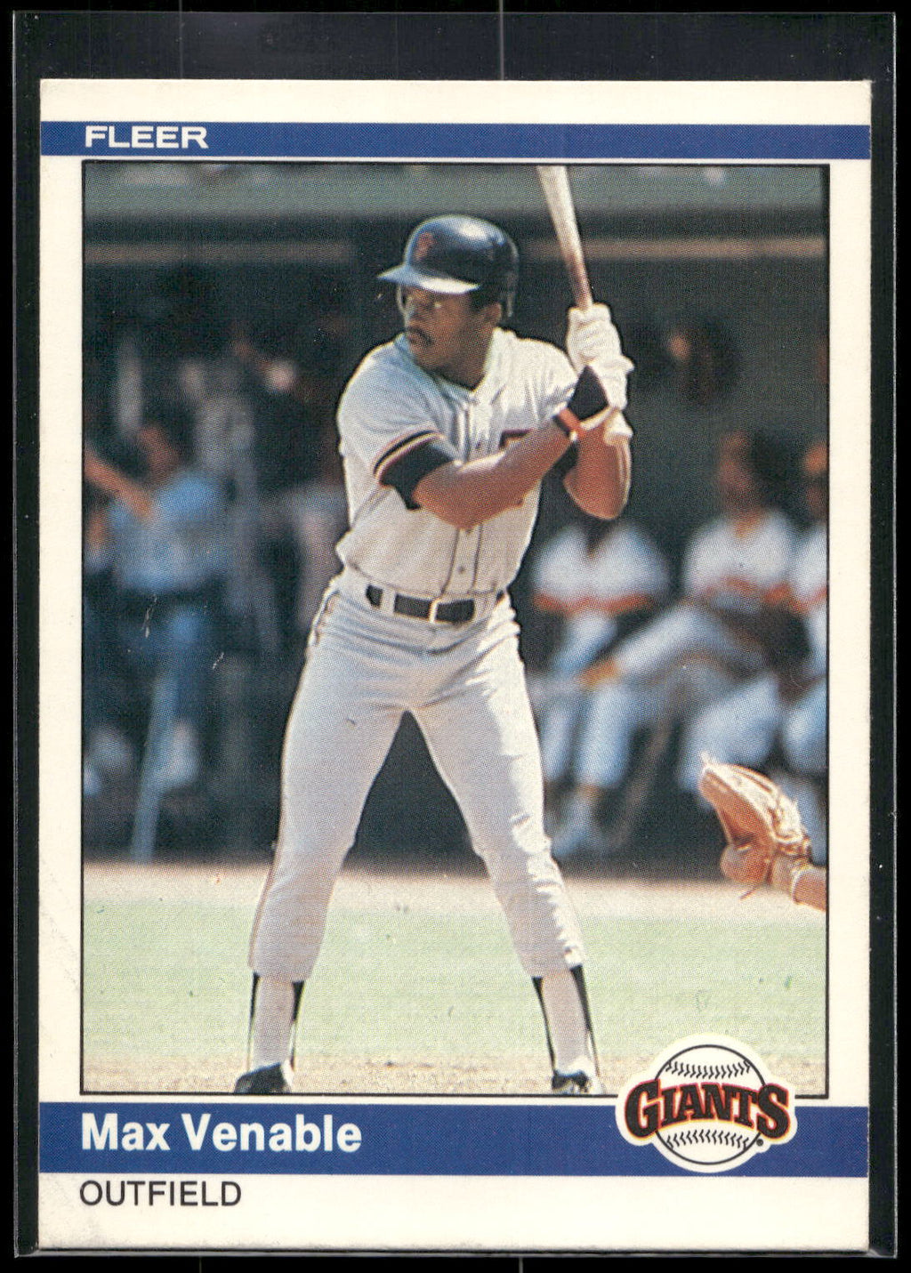 1984 Fleer #385 Max Venable