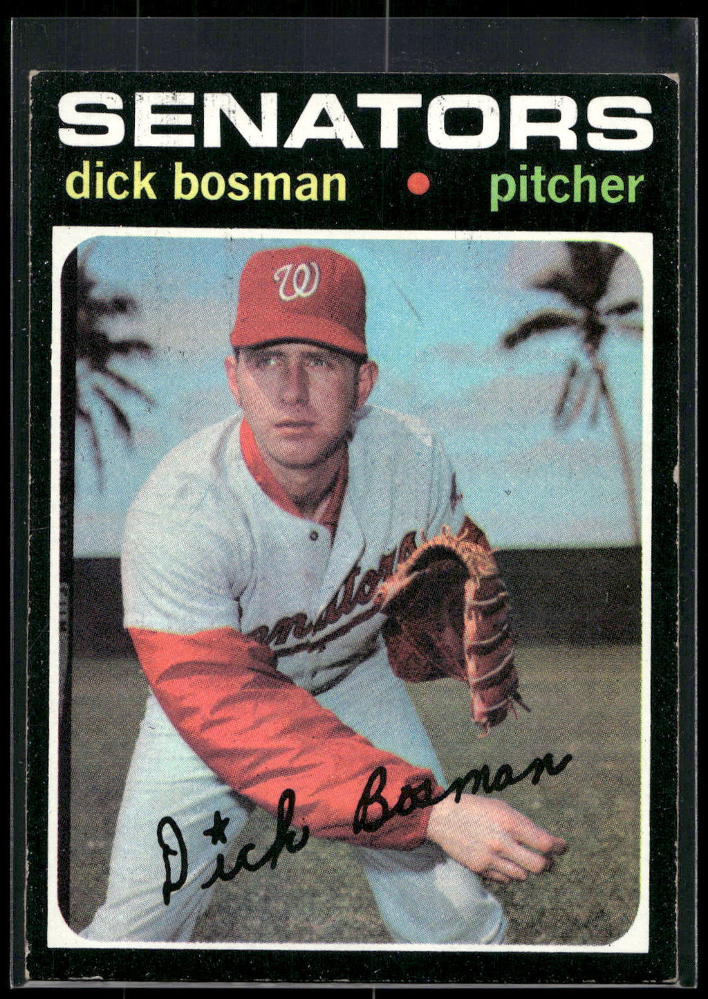 1971 Topps #60 Dick Bosman