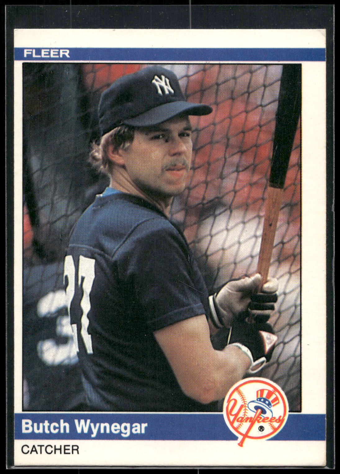 1984 Fleer #144 Butch Wynegar