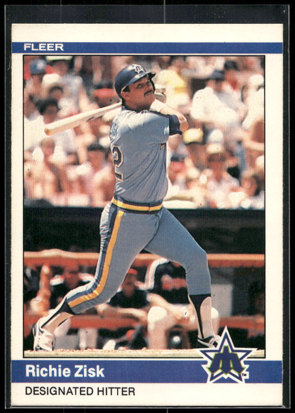 1984 Fleer #625 Richie Zisk
