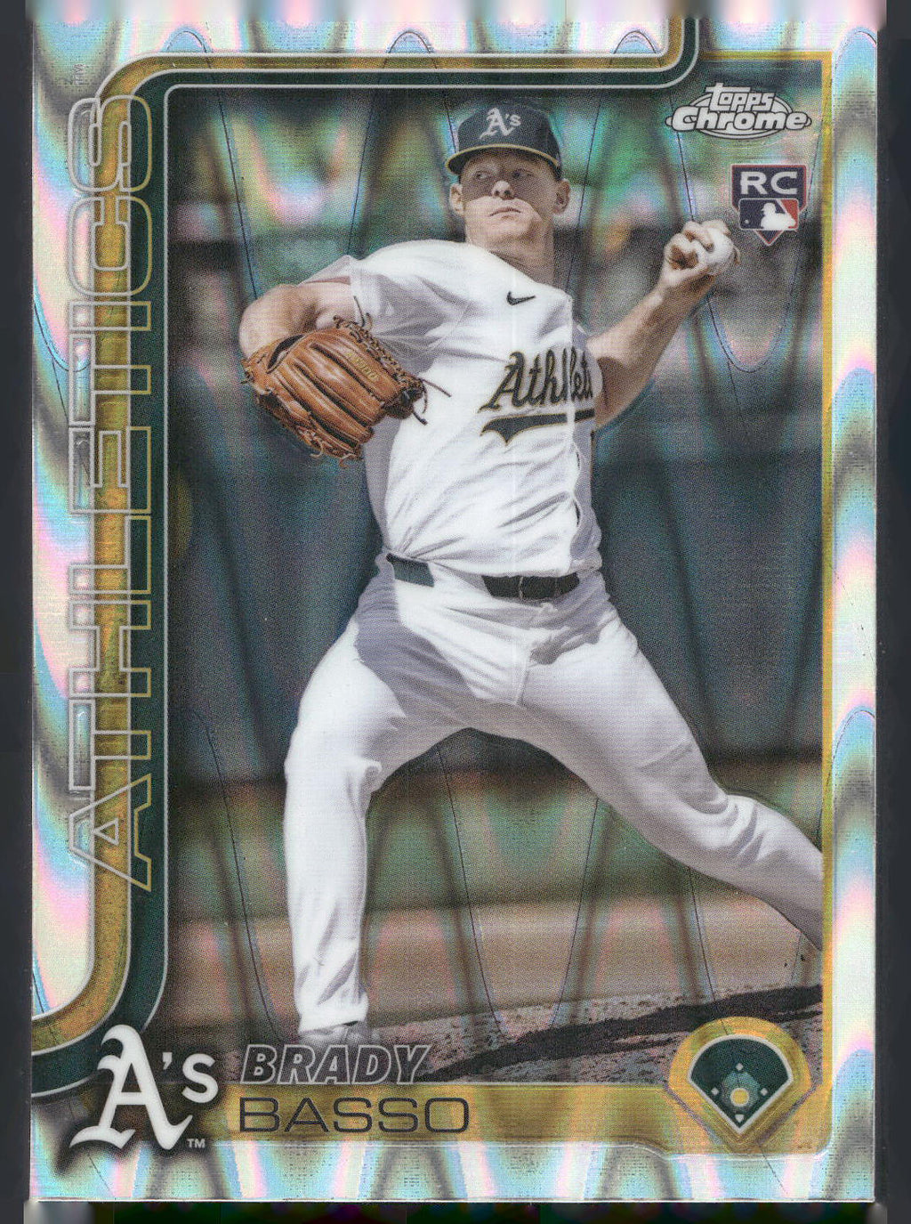 2025 Topps Chrome #205 Brady Basso RayWave Refractors