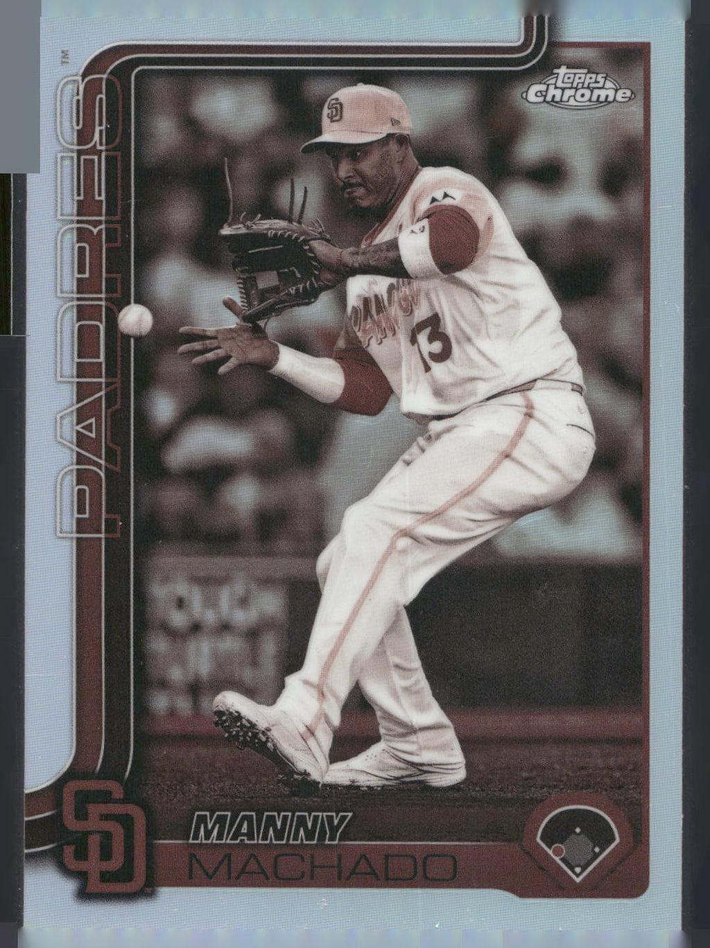 2025 Topps Chrome #53 Manny Machado Sepia Refractors