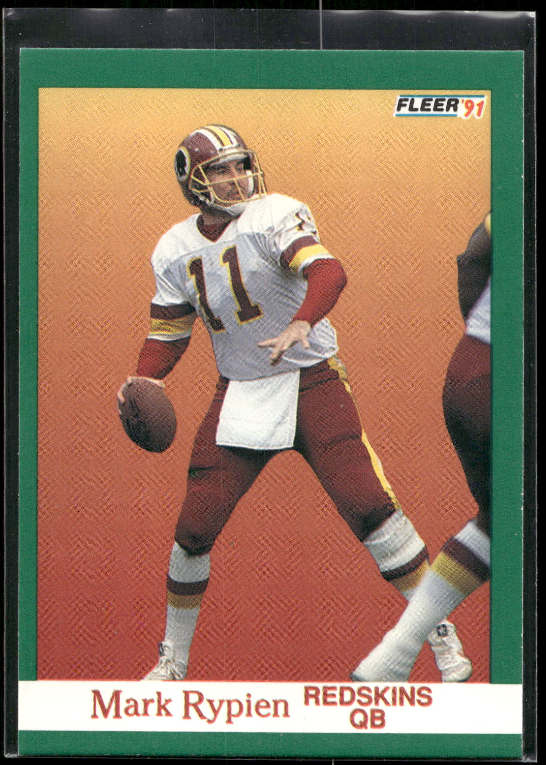 1991 Fleer #393 Mark Rypien