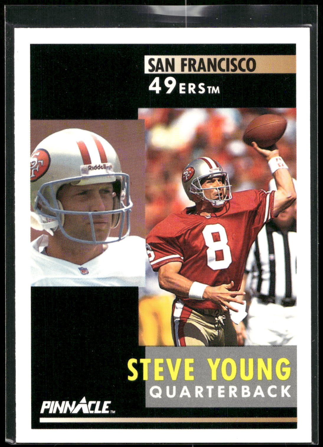 1991 Pinnacle #201 Steve Young