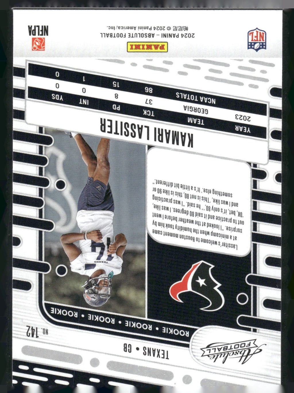 2024 Panini Absolute #142 Kamari Lassiter Retail
