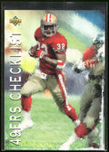 1993 Upper Deck #77 49ers Checklist