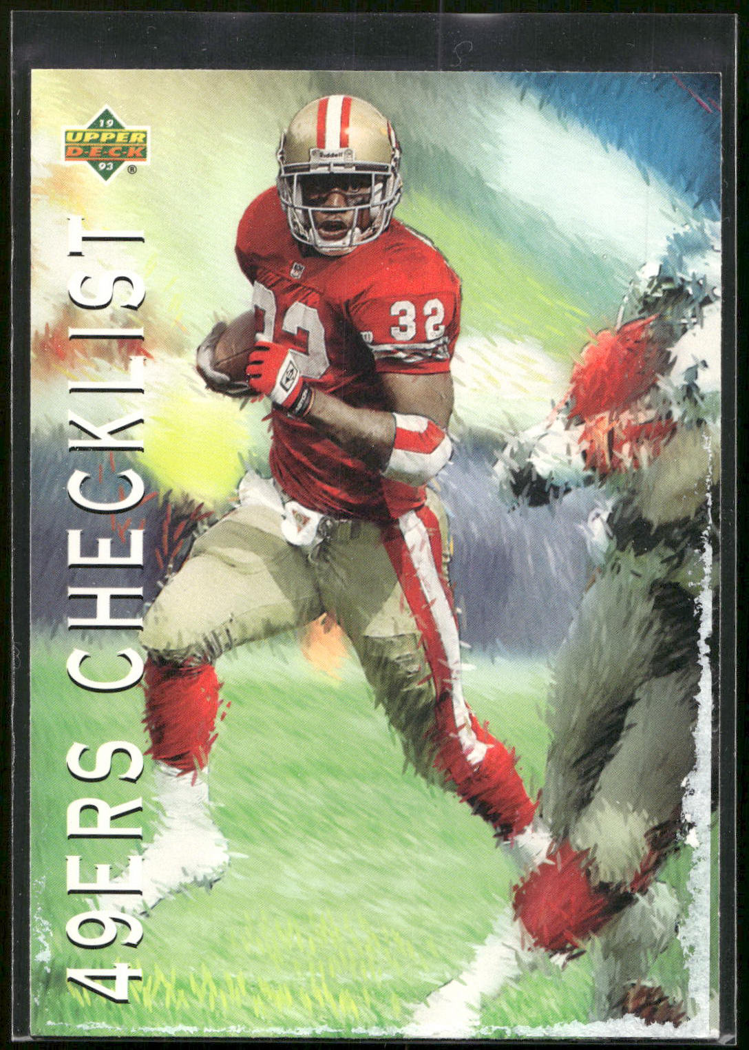 1993 Upper Deck #77 49ers Checklist