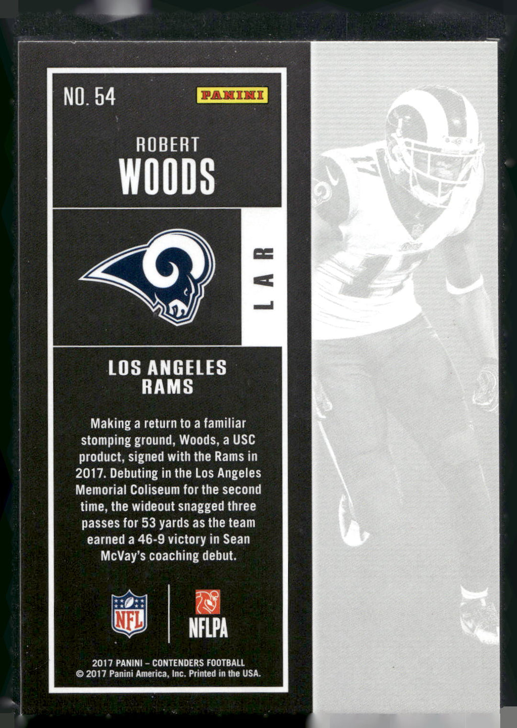 2017 Panini Contenders #54 Robert Woods