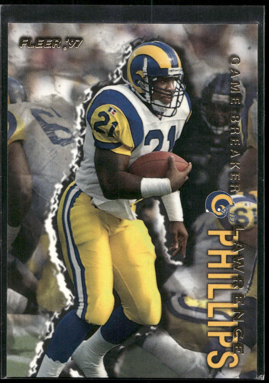 1997 Fleer #17 Lawrence Phillips Game Breakers