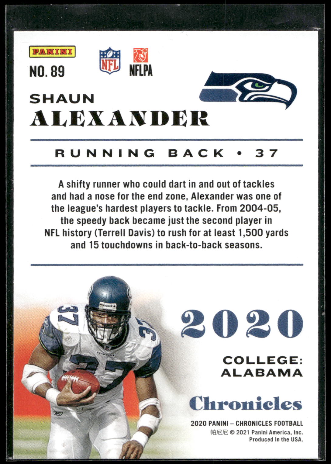 2020 Panini Chronicles #89 Shaun Alexander