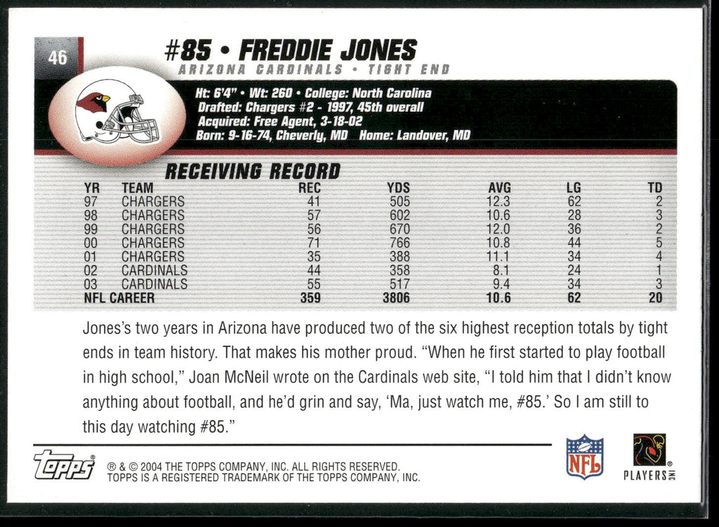2004 Topps #46 Freddie Jones