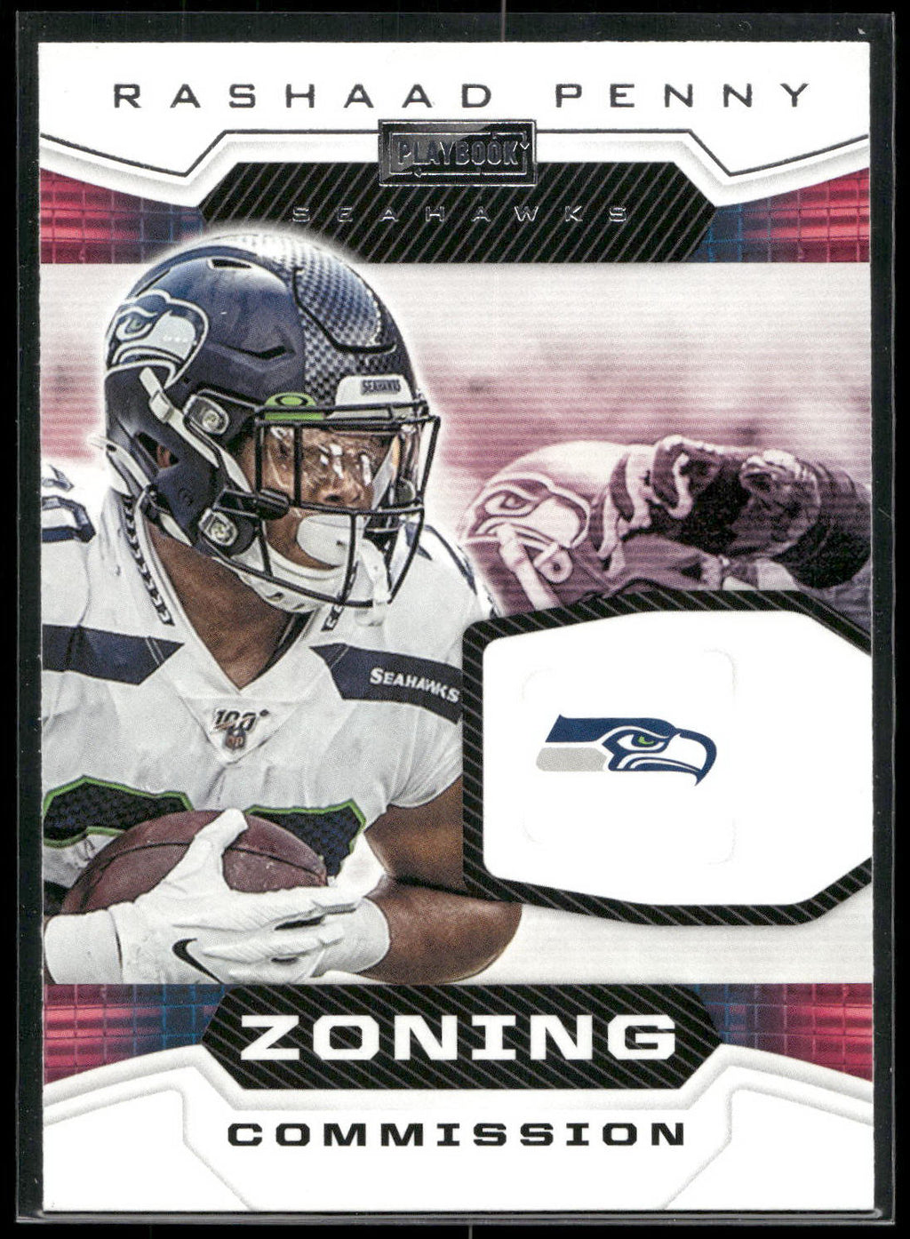 2020 Panini Playbook #ZC-19 Rashaad Penny Zoning Commission