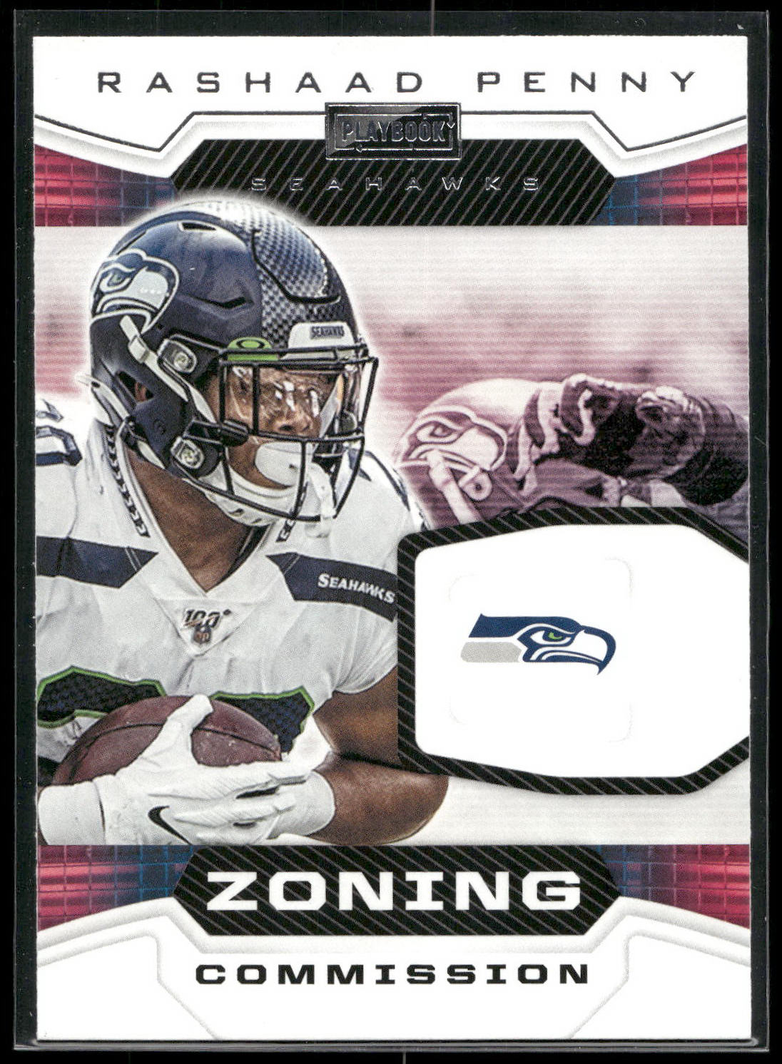 2020 Panini Playbook #ZC-19 Rashaad Penny Zoning Commission