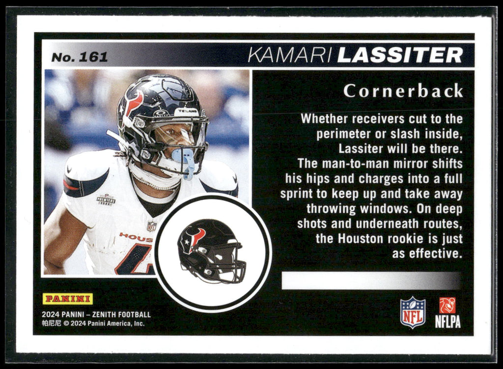 2024 Panini Zenith #161 Kamari Lassiter Retail