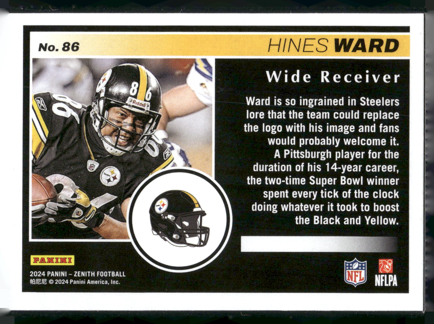 2024 Panini Zenith #86 Hines Ward Retail