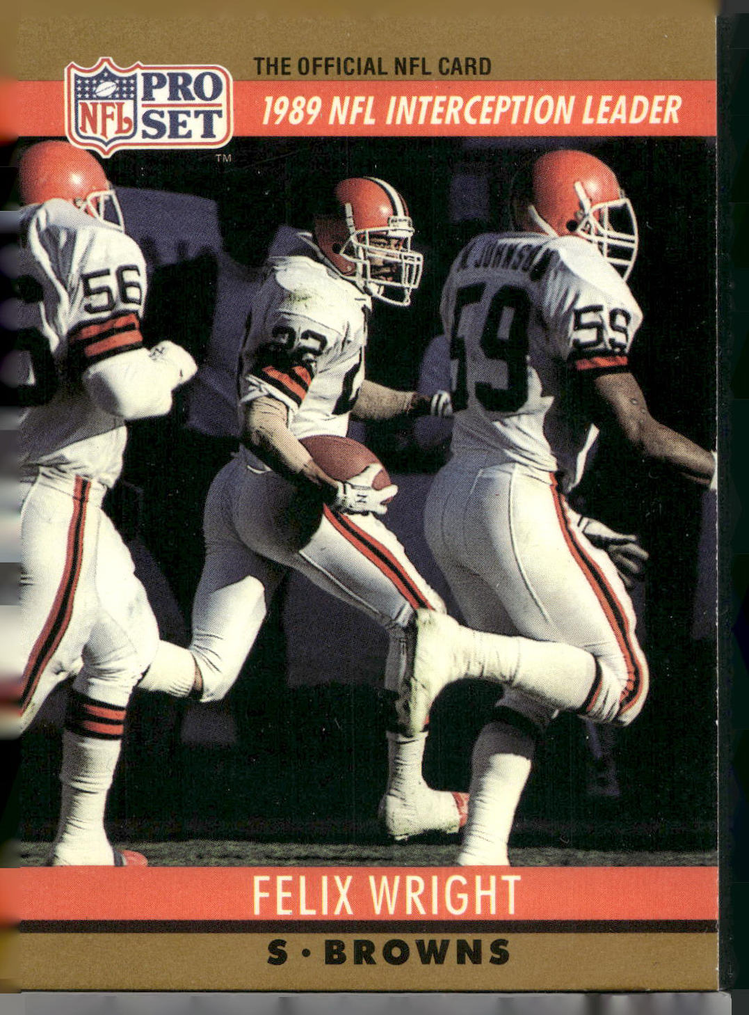1990 Pro Set #17 Felix Wright