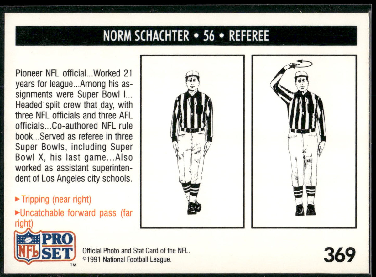 1991 Pro Set #369 Norm Schachter