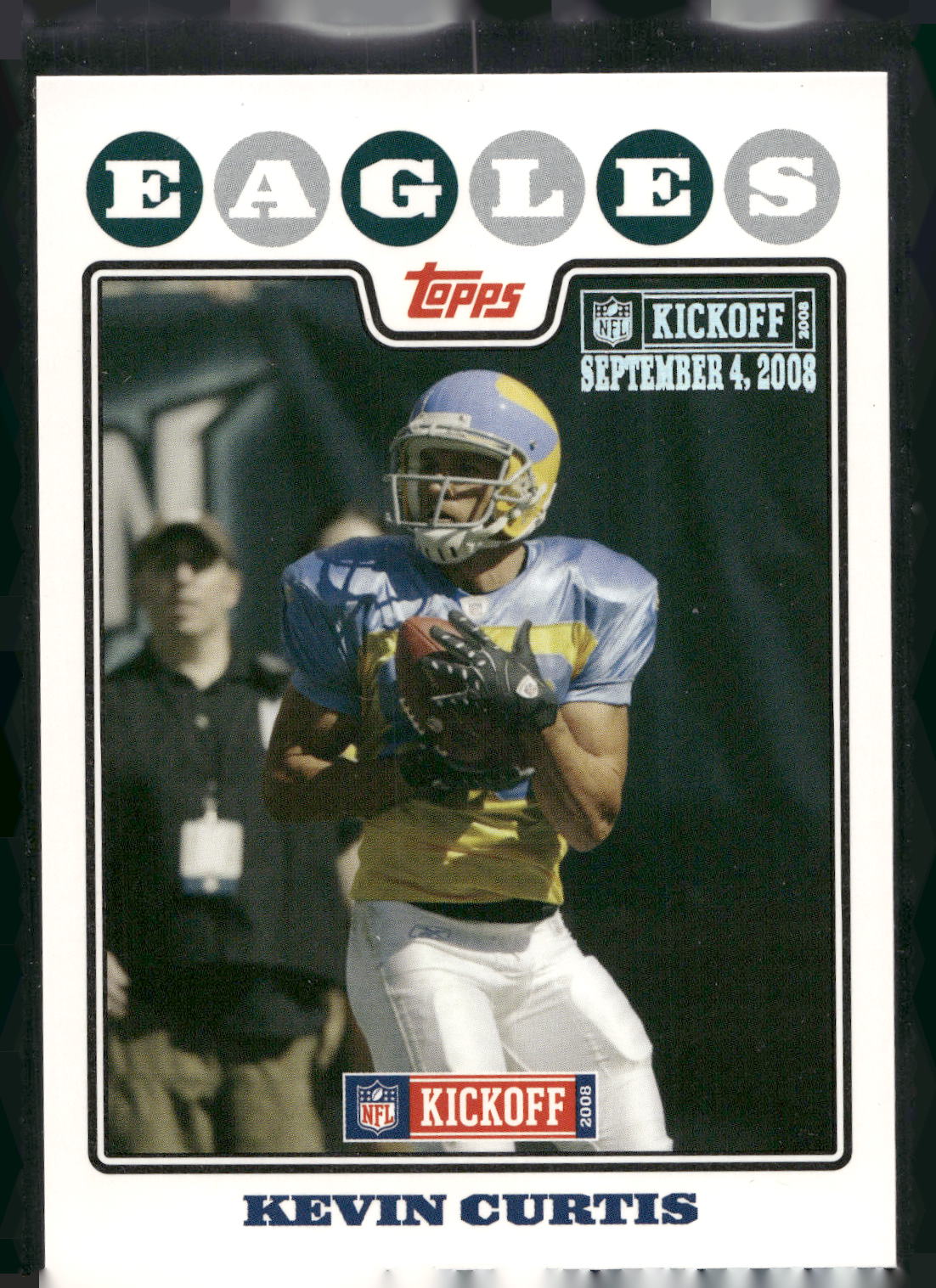 2008 Topps Kickoff #134 Kevin Curtis Silver Holofoil #/1349