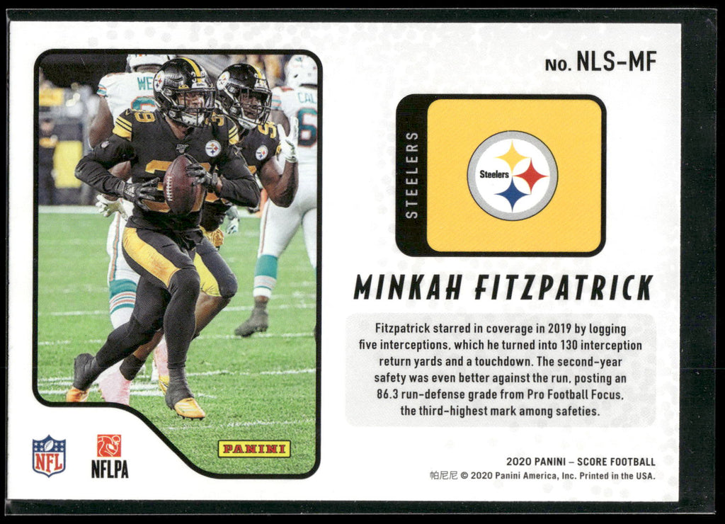 2020 Score #NLS-MF Minkah Fitzpatrick Next Level Stats