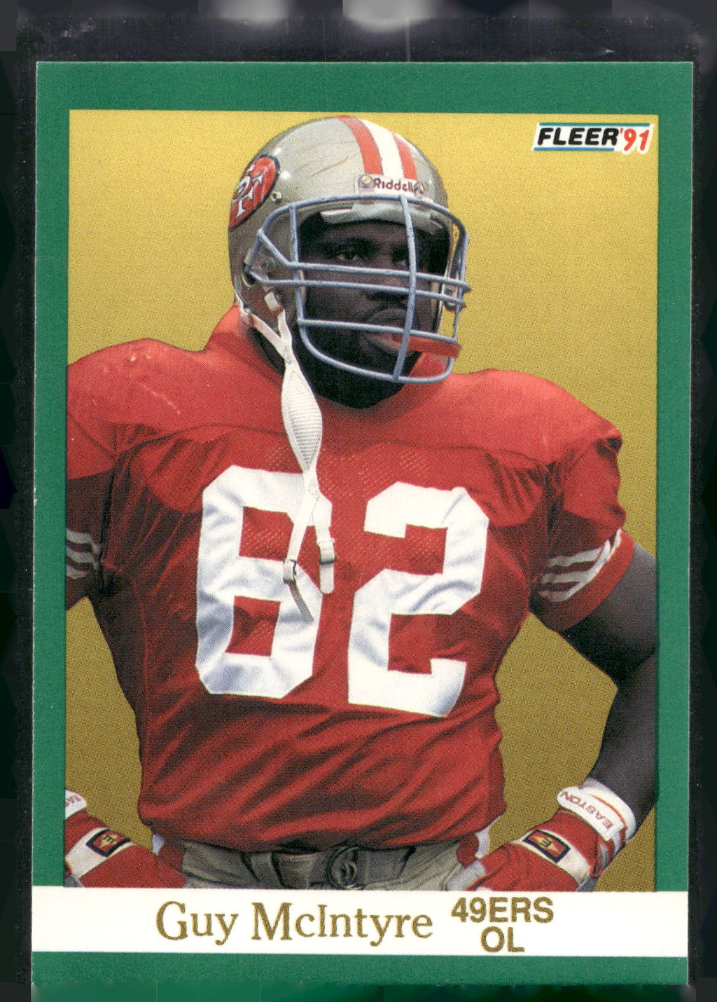1991 Fleer #359 Guy McIntyre