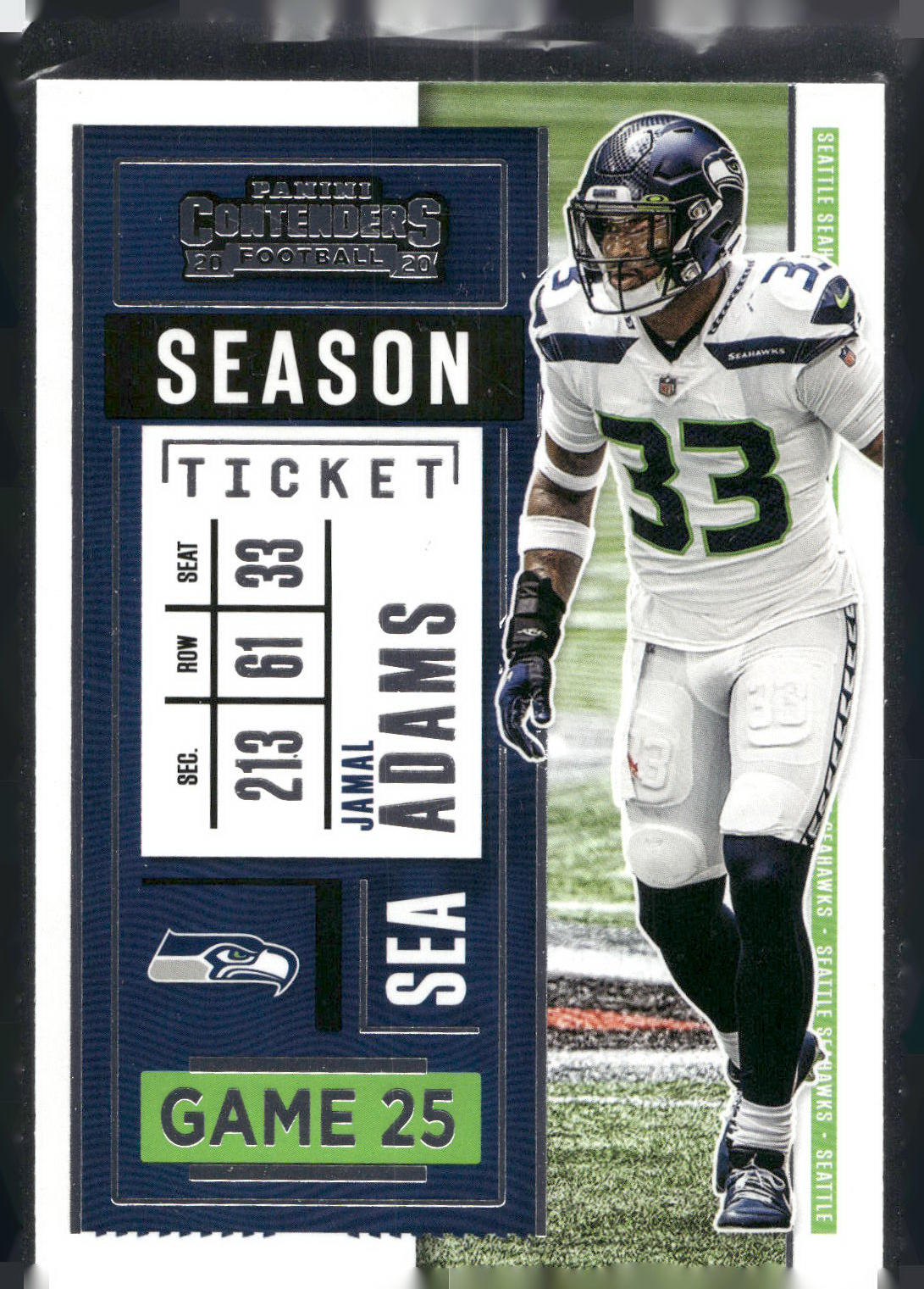 2020 Panini Contenders #34 Jamal Adams